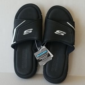 Skechers Slides Relaxed Fit Memory Foam